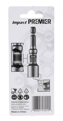 Makita E-03486 Torsion Mag nutsetter Impact Premier, Hex 13 x 65 mm, 1/4"