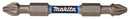 Makita E-06292 Torsion screw bit Impact Premier, PZ2 - PZ2, 65 mm, Double-end, 1/4", 2 pcs