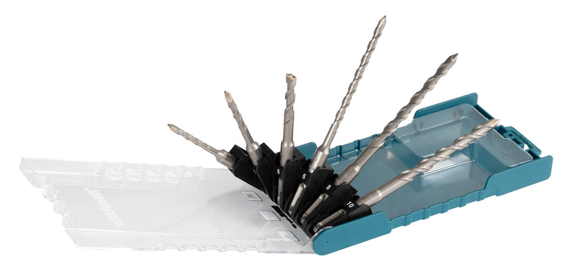 Makita E-15730 T.C.T Hammer Drill Bit set, SDS-PLUS, 12 pcs