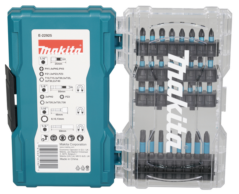 Makita E-22925 Impact Black 36 Piece Screw Bit Set