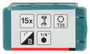 Makita E-25965 Impact Premier Torsion Bit Set T25, 15pc 25mm