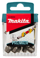 Makita E-26032 Impact Premier Torsion Bit Set, T20, 10pc 50mm