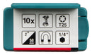 Makita E-26048 Impact Premier Torsion Bit Set, T25, 10pc 50mm
