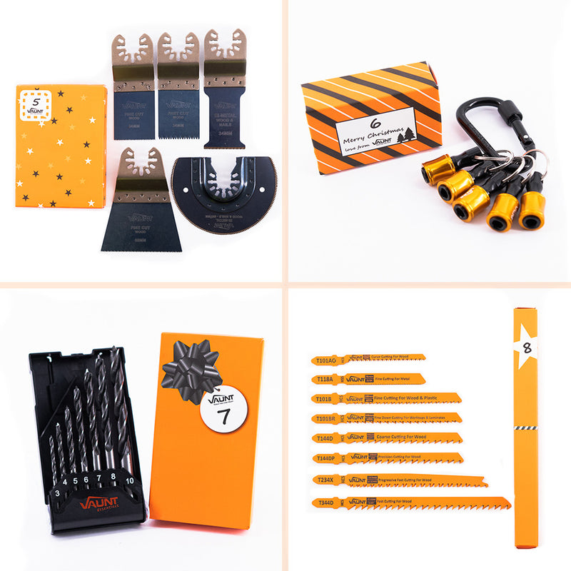 Vaunt E0113000 12 Days Of Christmas Essential Tools & Accessories Gift Box