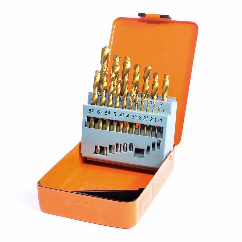 Vaunt E1324040 Essentials HSS Titanium Coated Drill Bit Set - 19 Piece