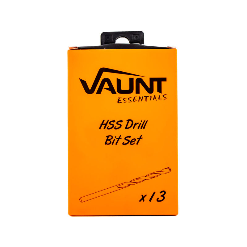 Vaunt E1324041 Essentials HSS Drill Bit Set - 13 Piece