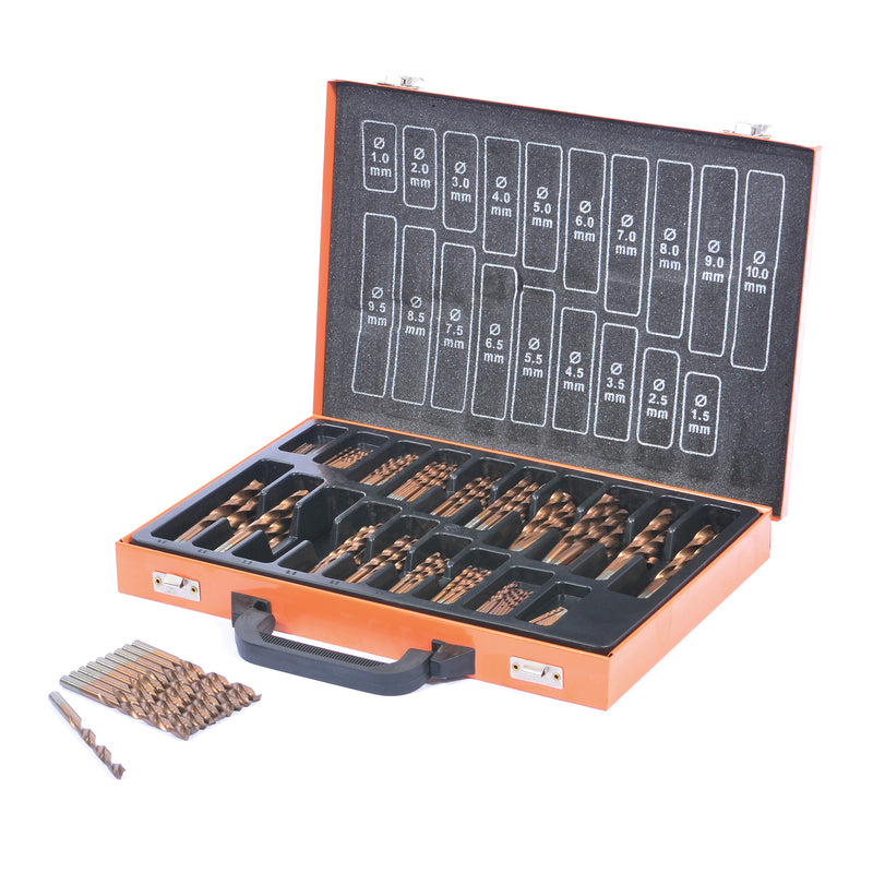 Vaunt E1324045 Essentials 170 Piece HSS Cobalt Coated Drill Bit Set