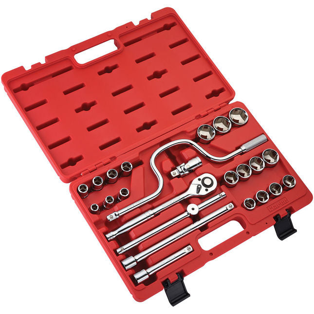 Clarke 1700759 PRO353 24 Piece 1/2" Drive Metric Socket Set