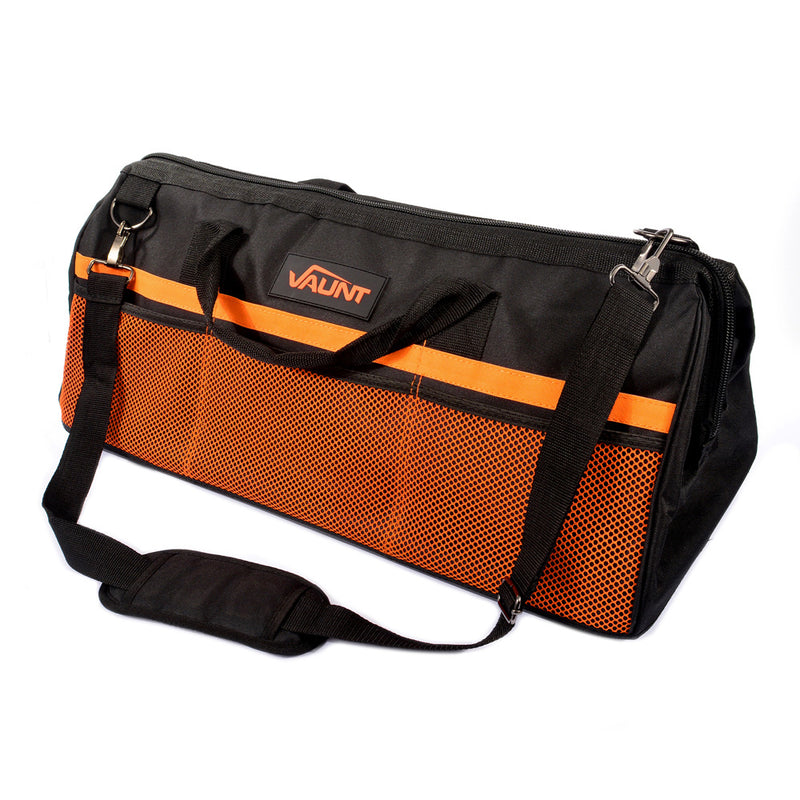 Vaunt E2202015 Essentials Heavy Duty Hard Bottom Canvas Tool Bag 24''