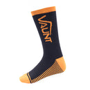 Vaunt E2318000 Essential Orange/Black Socks - Size 6-11 - Pack of 3