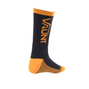 Vaunt E2318000 Essential Orange/Black Socks - Size 6-11 - Pack of 3
