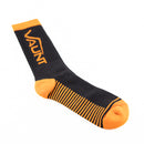 Vaunt E2318000 Essential Orange/Black Socks - Size 6-11 - Pack of 3