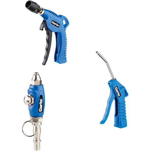Clarke 3120528 CAT211 3 Piece Air Blow Gun Kit