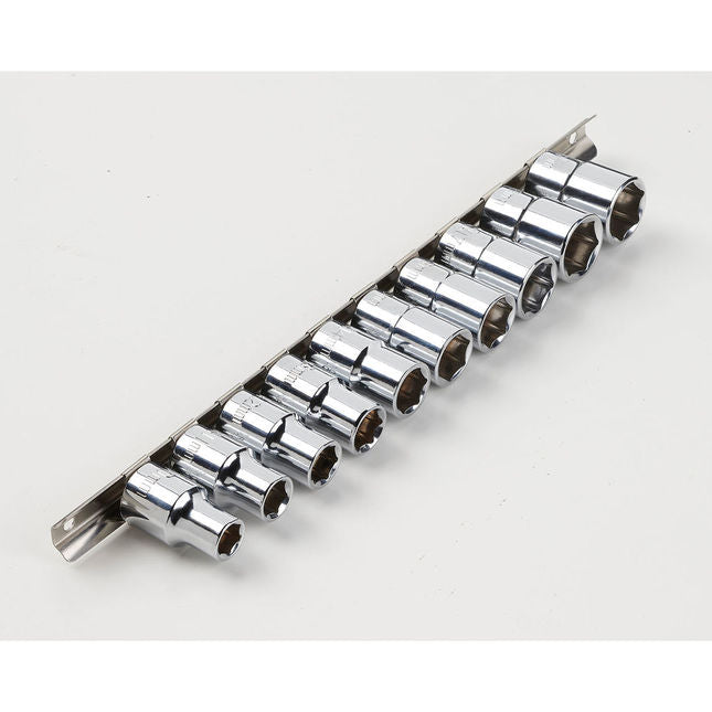 Clarke 1700825 PRO418 1/2” Drive Socket Set on Clip – Metric