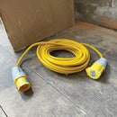 Defender E85121 Extension Lead Yellow 2.5mm2 16A 14m