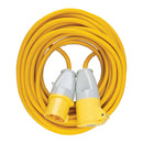 Defender E85121 Extension Lead Yellow 2.5mm2 16A 14m