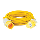 Defender E85240 Extension Lead Yellow 4mm2 32A 14m