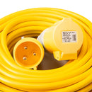 Defender E85262 Extension Lead Yellow 4mm2 32A 25m