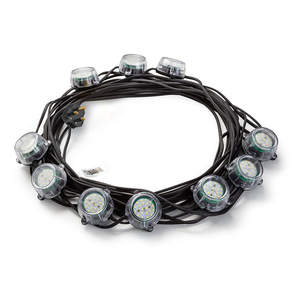 Defender E89353 50W Heavy Duty LED Encapsulated Festoon String Lights 22m