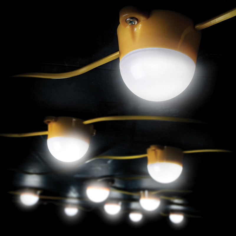Defender E89816 50W LED Encapsulated Festoon String Lights 22m