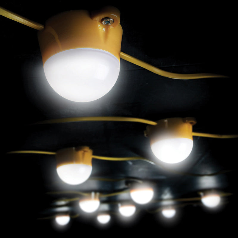Defender E89817 50W LED Encapsulated Festoon String Lights 22m