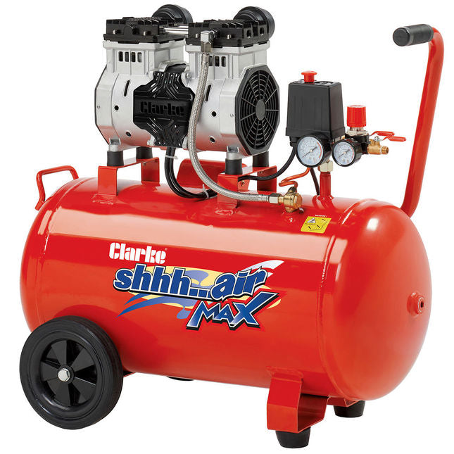 Clarke 2242045 SHHH50/150 Shhh Air Max 7cfm 50 Litre 1.5HP Low Noise Compressor (230V)