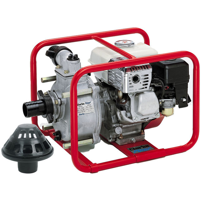 Clarke 7230150 CHS2E - 2" Petrol Powered Semi-Trash Water Pump