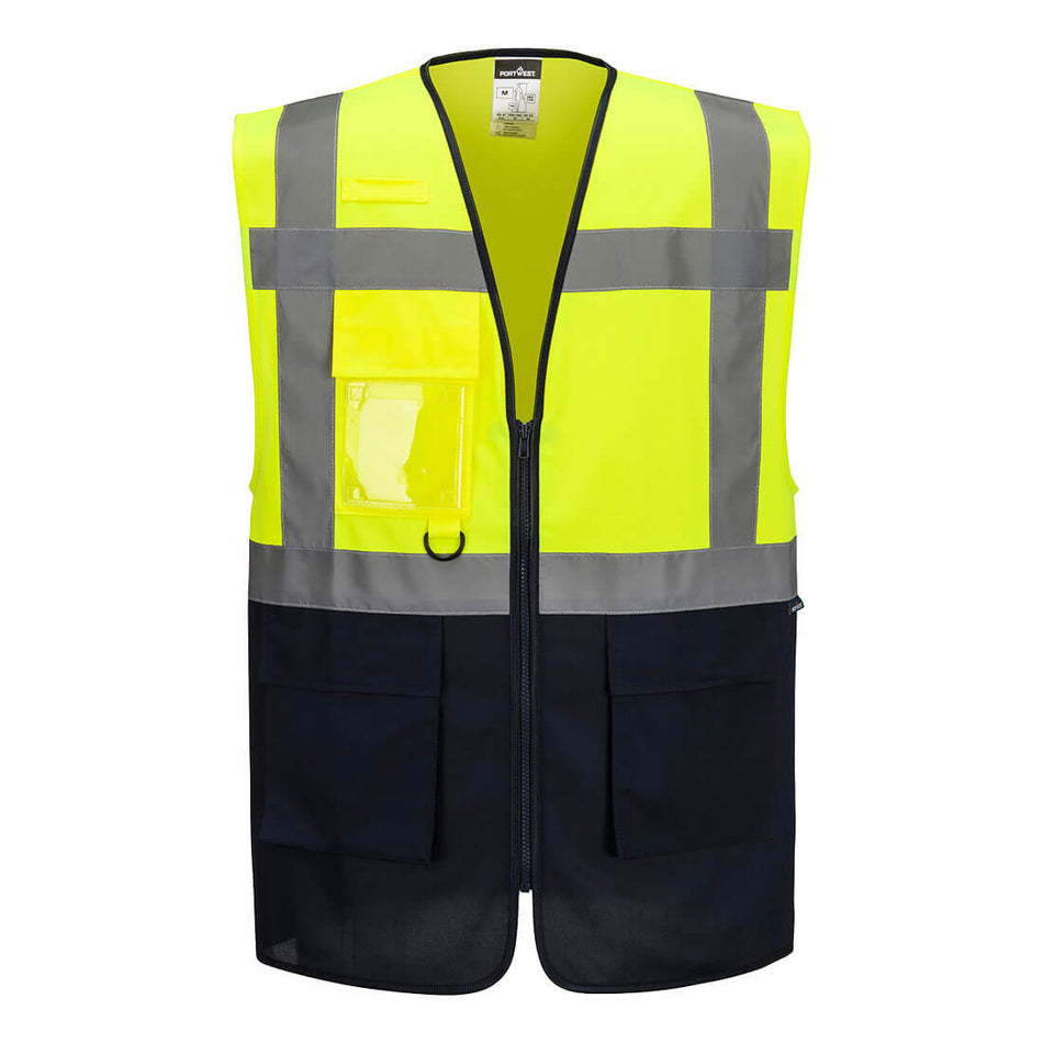 Portwest ES1 Essential Hi-Vis Contrast Executive Vest