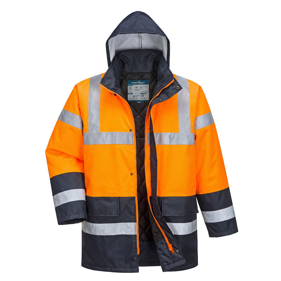 Portwest ES1 Essential Hi-Vis Contrast Winter Traffic Jacket