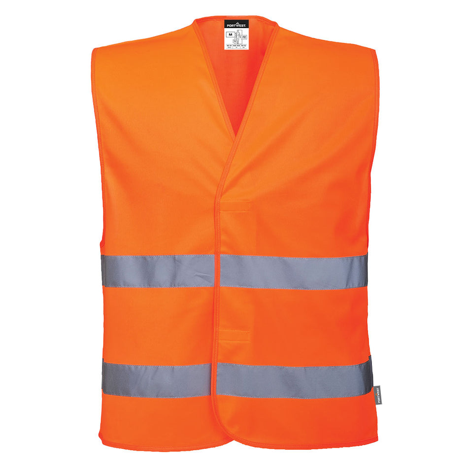 Portwest ES1 Essential Hi-Vis Two Band Vest
