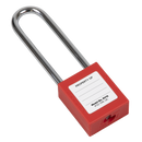 Sealey EV12 Safety Lockout Padlock - Long Shackle