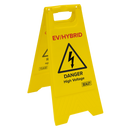 SEALEY EV19 EV/Hybrid Floor Warning Signs - Pack of 2