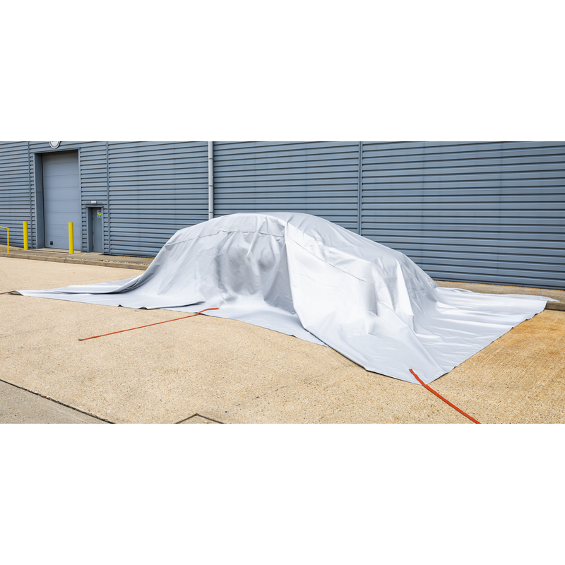 Sealey EV500 Vehicle Fire Safety Blanket - Silicone Coated 6 x 8m