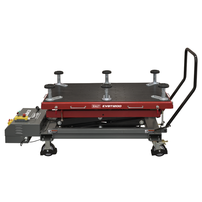 Sealey EVBT1200 High Lift EV Battery Lift/Hydraulic Platform Truck 1200kg Capacity