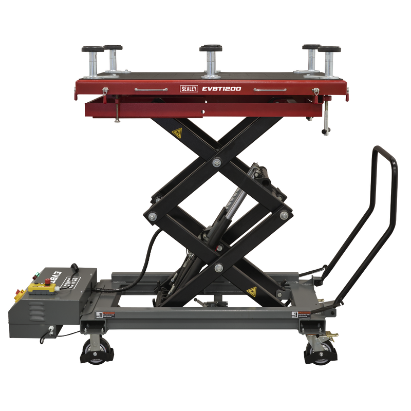 Sealey EVBT1200 High Lift EV Battery Lift/Hydraulic Platform Truck 1200kg Capacity