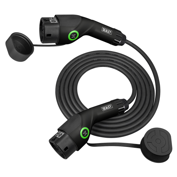 Sealey EVCC2211KW 5m Type 2 to Type 2 EV Charging Cable 16A(11KW) 3Ph5m 16A (11KW) 3PH Type 2 to Type 2 EV Charging Cable 5m 16A (11KW) 3PH Type 2 to Type 2 EV Charging Cable 5m 16A (11KW) 3PH Type 2 to Type 2 EV Charging Cable