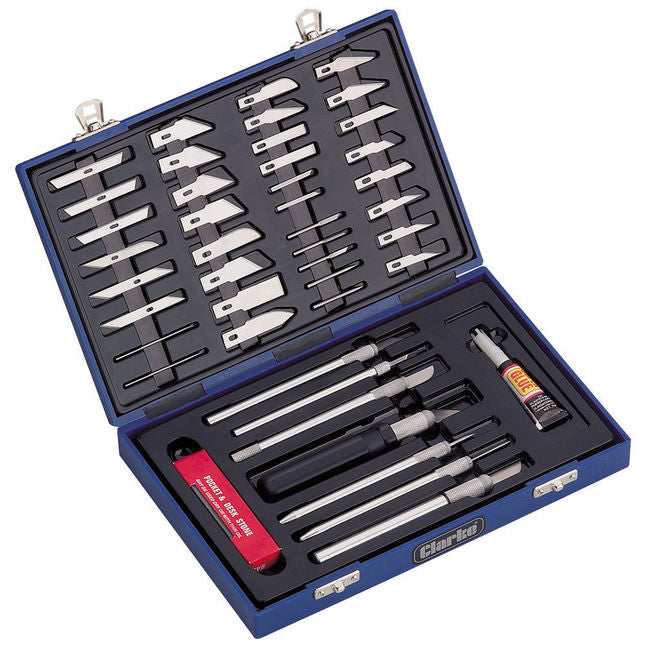 Clarke 1801404 CHT404 52 Piece Craft Knife Set