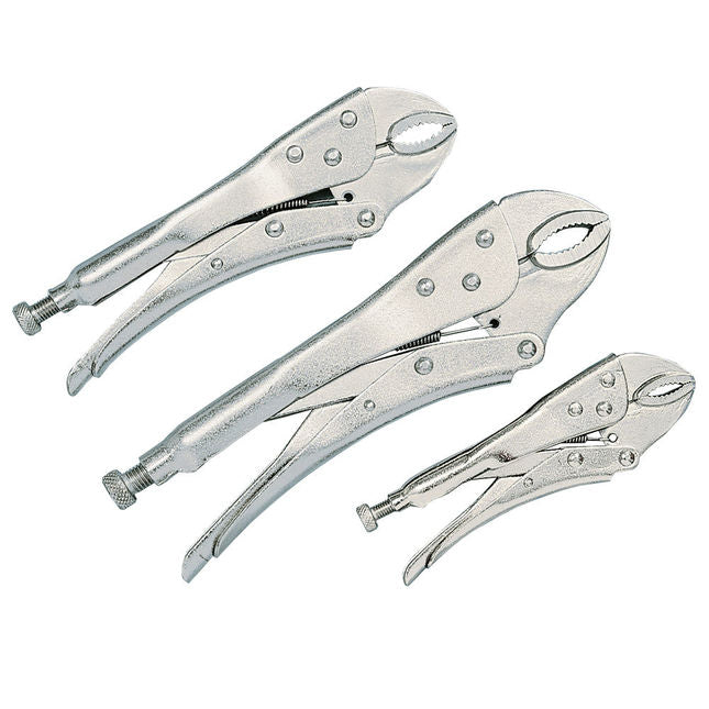 Clarke 1800116 CHT116 3 piece Lock Grip Pliers Set