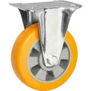 Clarke 4200298 ML125FPU 125mm PU Fixed Castor (250kg)