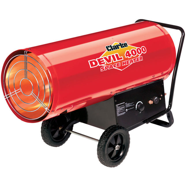 Clarke 6926150 Devil 4000 117kW Propane Gas Fired Space Heater (230V)