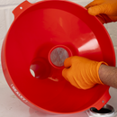 SEALEY F8 Fixed Spout Funnel with Filter 300mm - Extra-Large