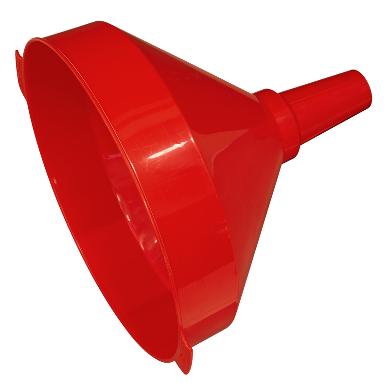 SEALEY F8 Fixed Spout Funnel with Filter 300mm - Extra-Large