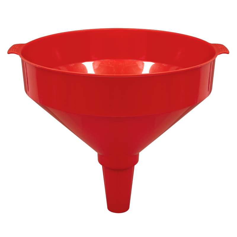 SEALEY F8 Fixed Spout Funnel with Filter 300mm - Extra-Large