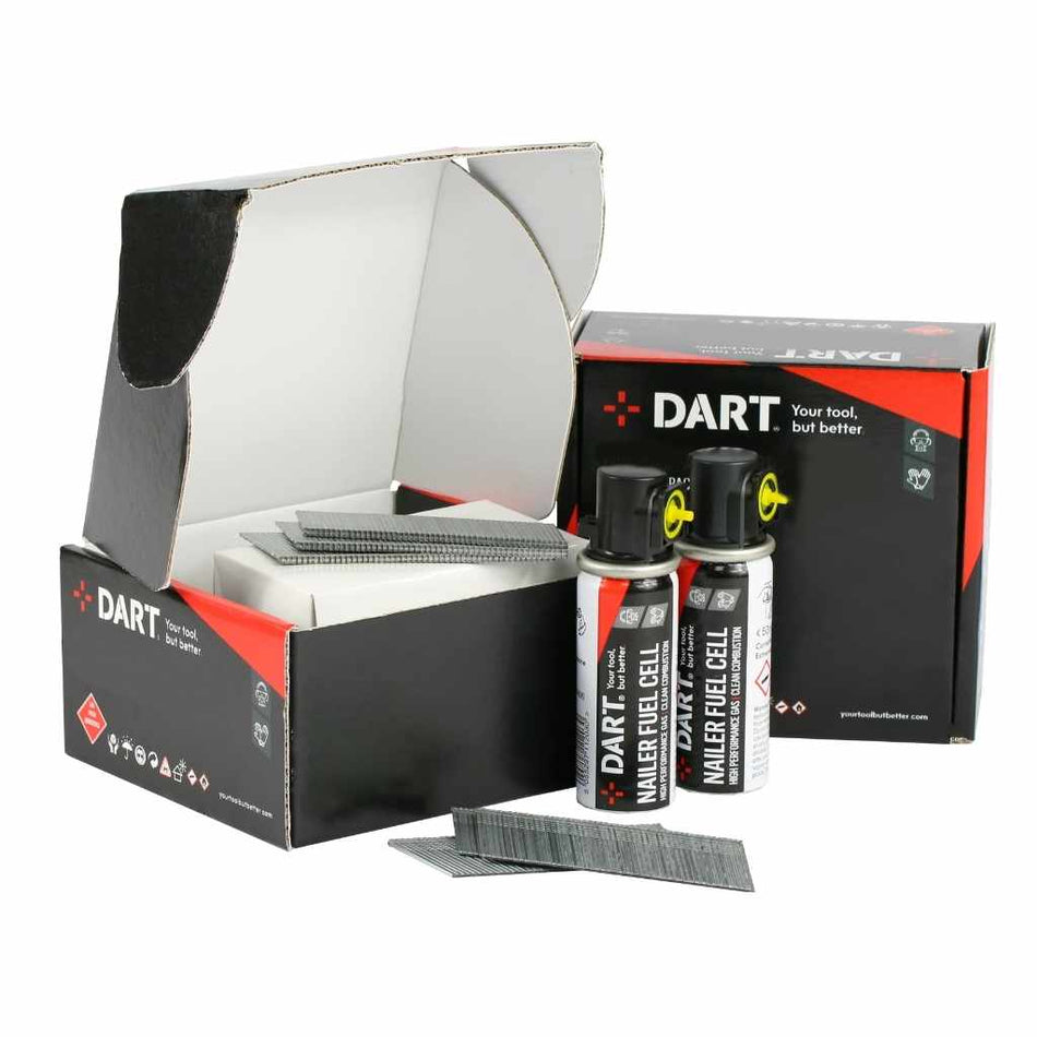DART FBN32AN  32mm 16 Gauge Angled Brad Nails & Gas