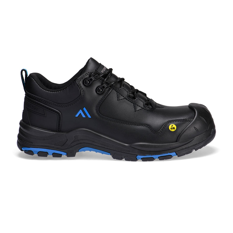 Portwest Composite Action Leather Low Shoe S3S ESD HRO SR SC FO