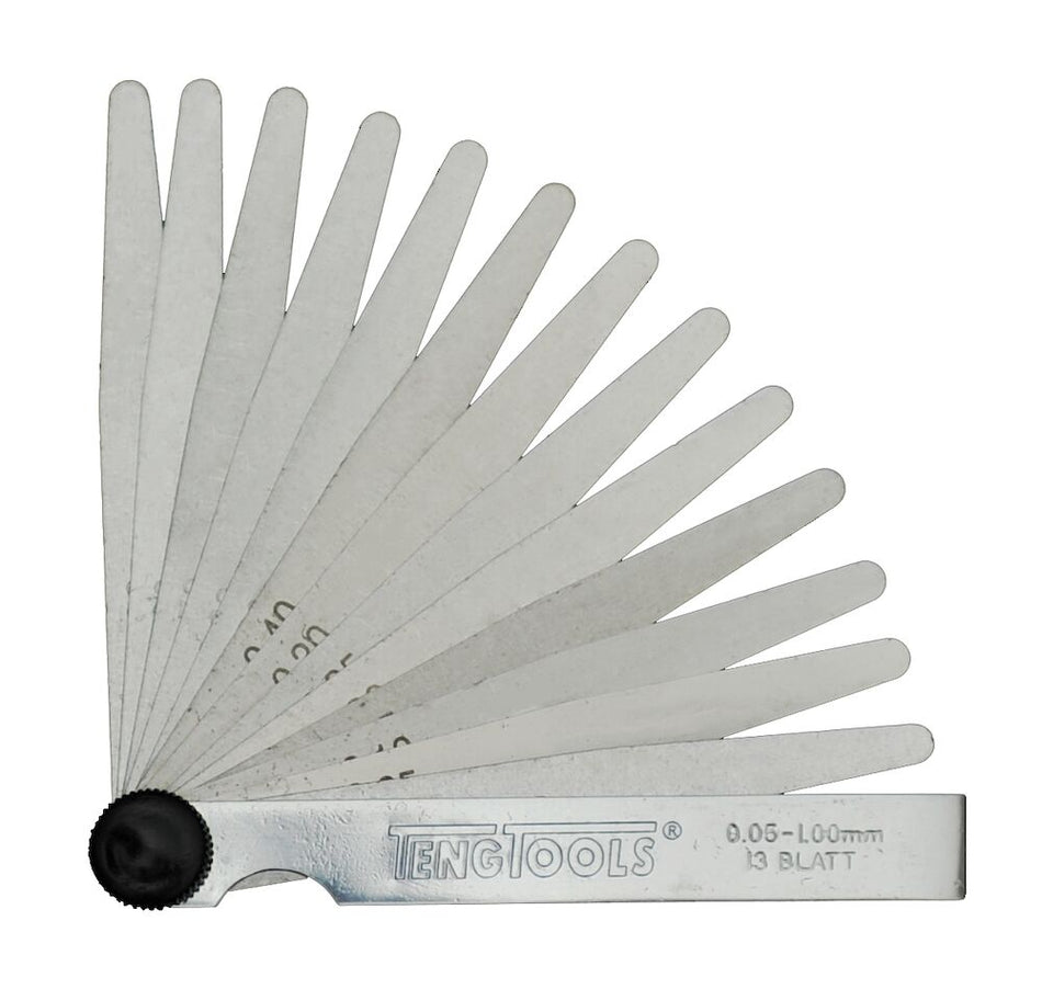 Teng Tools FG20100 Feeler Gauge 0.05-1 100mm 20 Pieces