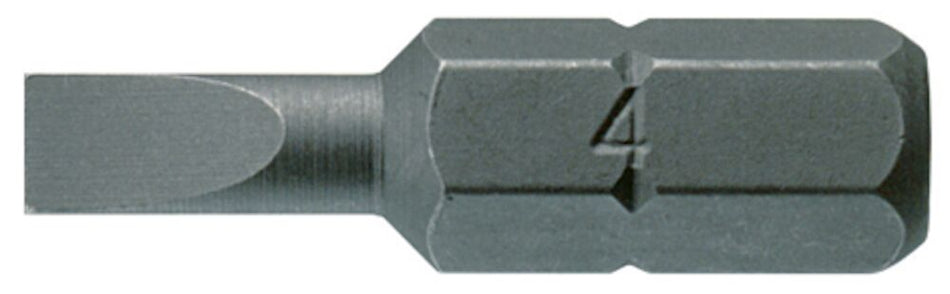 Teng Tools FL2510A03 Bit 1/4" Hex Drive 25mm Length 5.5 x 1.0mm Flat Bit 3 Pieces