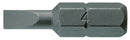 Teng Tools FL2512A03 Bit 1/4" Hex Drive 25mm Length 6.5 x 1.2mm Flat Bit 3 Pieces