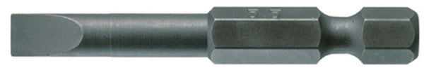 Teng Tools FL5008B03 Bit 1/4" Hex Drive 50mm Length 5.5 x 0.8mm Flat Bit 3 Pieces