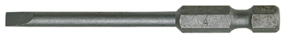 Teng Tools FL7010A02 Bit 1/4" Hex Drive 70mm Length 5.5 x 1.2mm Flat Bit 2 Pieces